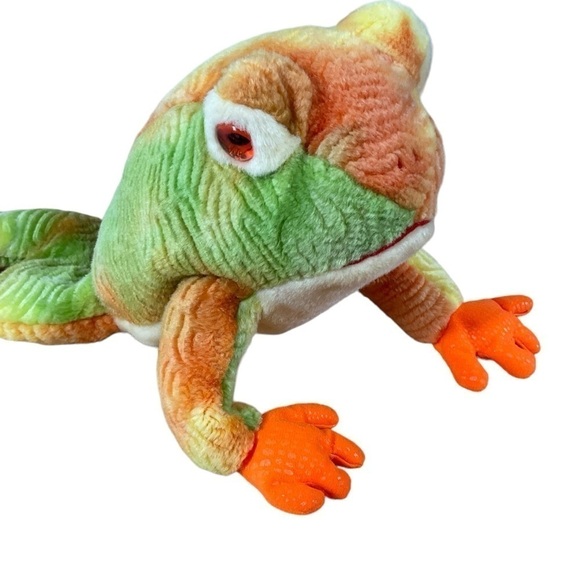 Prince The Frog Retired 2000 TY Beanie Buddy 13in Bullfrog Tie dye - Picture 3 of 10